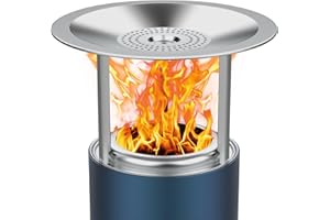 AUSSNICE Heat Deflector for Solo Stove Mesa XL, 304 Stainless Steel Heat Diffuser with 3 Detachable Legs, Accessory for Mesa XL Fire Pit, Captures and Redirects Warmth for Solo Stove Accessories