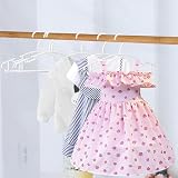 Northern Brothers Baby Coat Hangers 40 Pack White Non-Slip 26x15 cm view 3