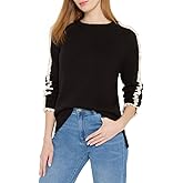 NIC+Zoe Womens Ruffled Down Sweater