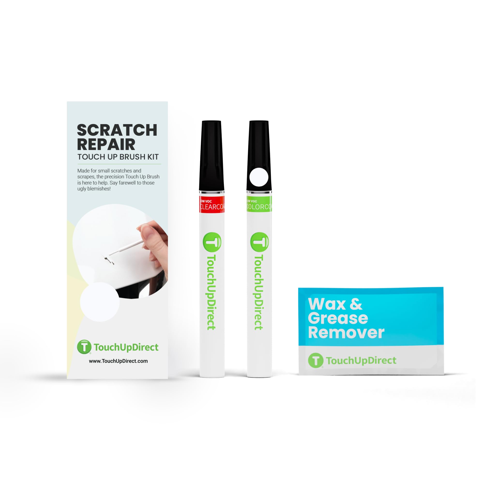 Photo 1 of TouchUpDirect PW7/GW7 Bright White Compatible with Jeep Exact Match Scratch Repair Touch Up Paint - Brush Kit