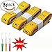 Measuring Tape, GEOTEL 3pcs 300cm/120 Inch Double-Scale Soft Tape Measure Body Fabric Tape Measure Flexible Tailor Measuring Tape,HEAVY DUTY