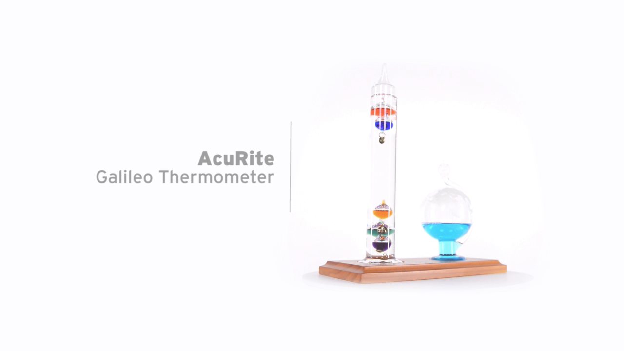 AcuRite-00795A2-Galileo-Thermometer-with-Glass-Globe-Barometer-Barometer-Set