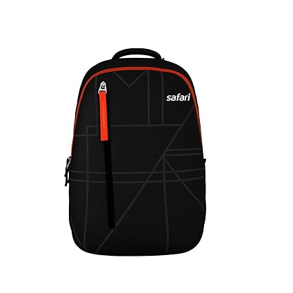 Safari 32 Ltrs Black Casual Backpack (PRISMA19CBBLK)