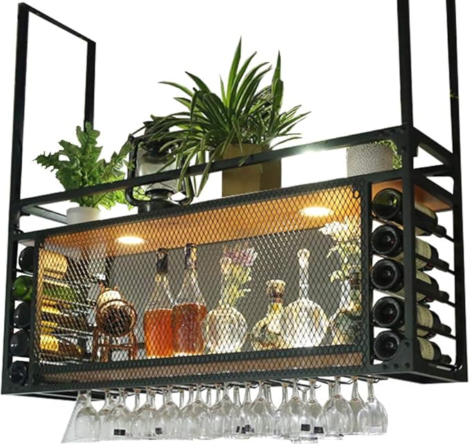 Abcsea Edelstahl Weinglas-Regal, 50 Cm - Platzsparende Aufhängung Für Stielgläser Unter Dem Küchenschrank