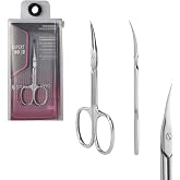 Staleks Pro Expert 50 Cuticle Scissors - Stainless Steel, Extra Fine Curved Blade for Precise Cuticle Trimming: Professional Manicure Scissors for cuticle SE-50/2