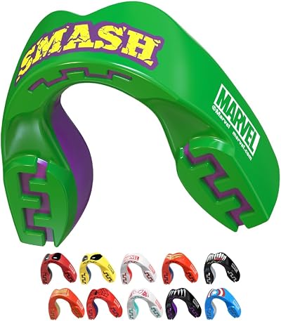 Marvel The Hulk Sports Mouthguard Dual Layer Premium Protection Adults Case