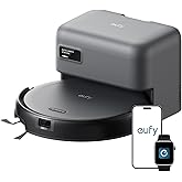 eufy C10 Robot Vacuum Self Emptying, 8 Weeks Hands Free, 2.85-Inch Slim | Advanced Smart Mapping with LiDAR Navigation, Power