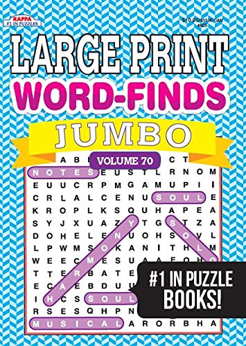 large print word finds jumbo puzzle book word search volume