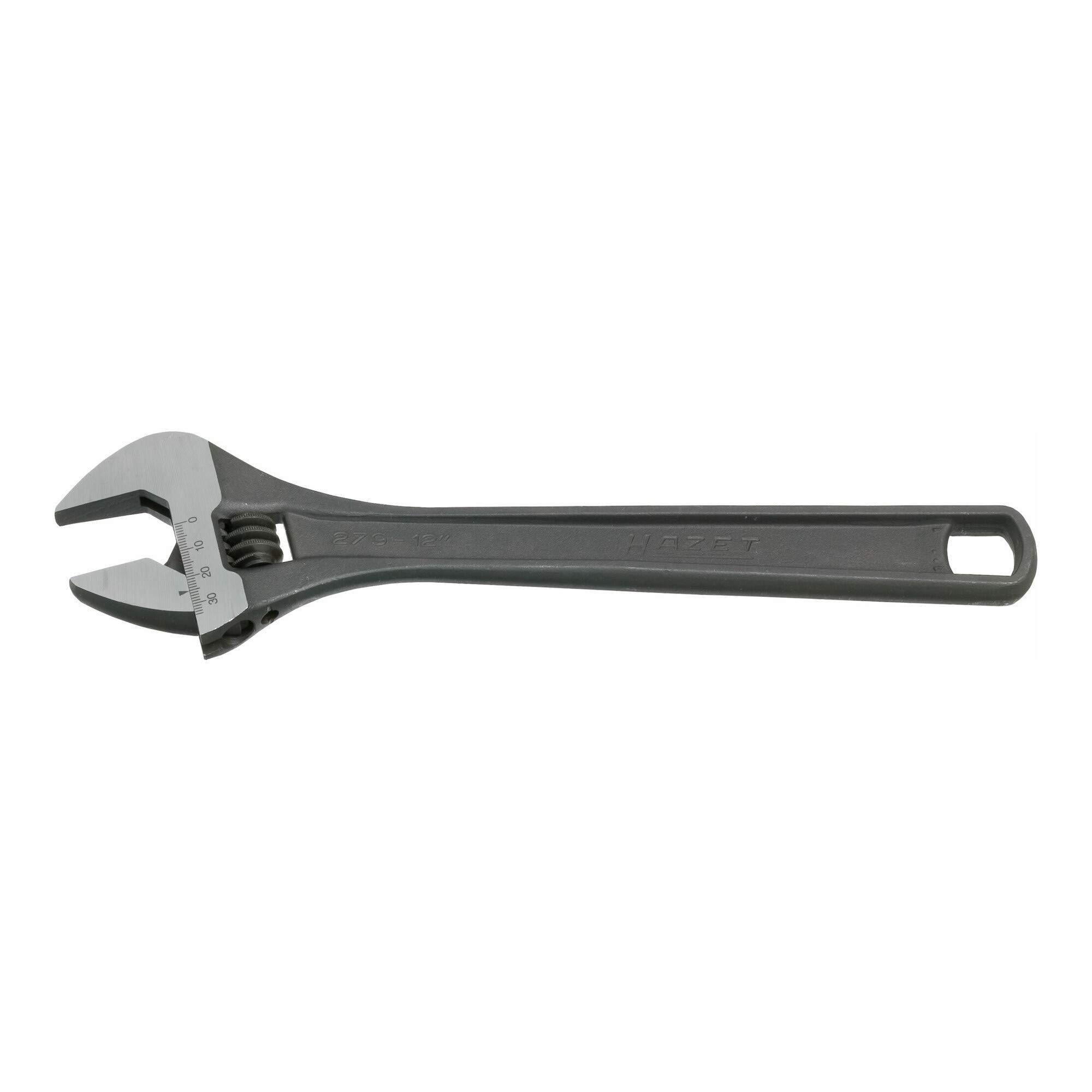 HAZET 279-15 382 mm Hexagon Profile Adjustable Open-End Wrench - Phosphatised