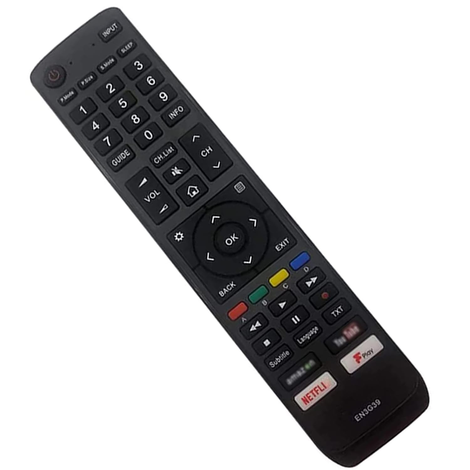 en3g39 for hisense tv remote control applicable Universal Remote Control for Hisense Smart TV, Pre programming
