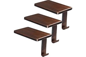 Tcevily 6 Pack Christmas Stocking Holder Stocking Hangers Mantel Hanging Hooks for Fireplace Weighted Stand Holder Bases for Xmas Party Freestanding Home Decoration (Bronze, 6)