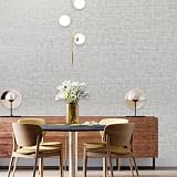 Trafagala Light Grey Linen Wallpaper Modern Plain Textured view 3