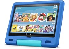 Amazon Fire HD 10 Kids tablet, 10.1", 1080p Full HD, ages 3–7, 32 GB, Sky Blue