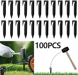 Gatphy 100Pcs Robotic Lawnmower Boundary Cable Pegs - Durable Ground Anchors view 2