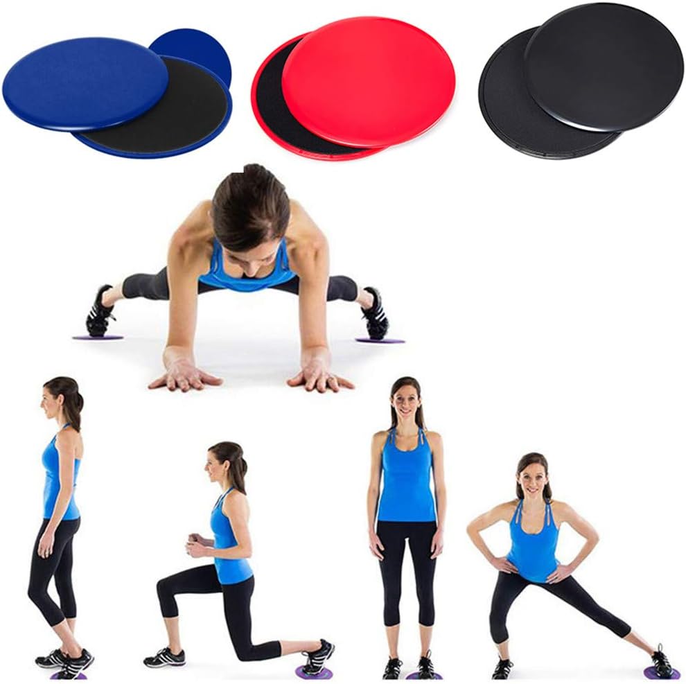Watchwe 2 PCS Discos deslizantes Slider Fitness Disc Ejercicio ...