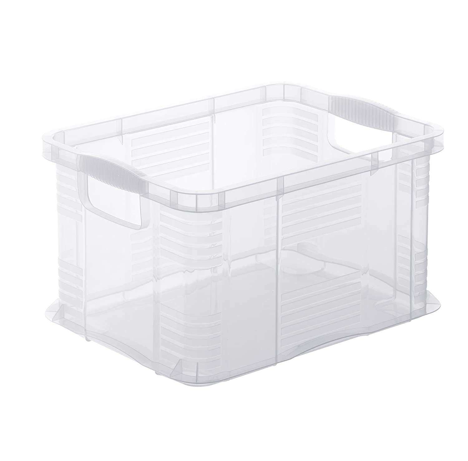 Rotho, Agilo, Storage box 6 l, Plastic (PP) BPA-free, transparent, A5/6l (29,0 x 19,0 x 15,5 cm)