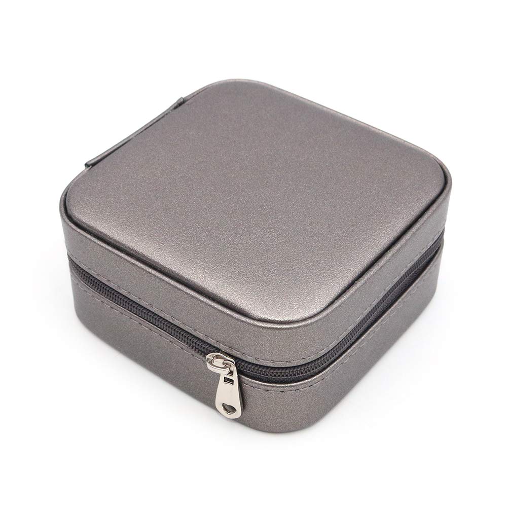 Shiwaki Jewellery Box, Faux Leather Jewelry Case, Jewelry Storage Case for Rings, Earrings, Necklace, Bracelets Organizer Jewellery Storage Boxes - Dark Gold