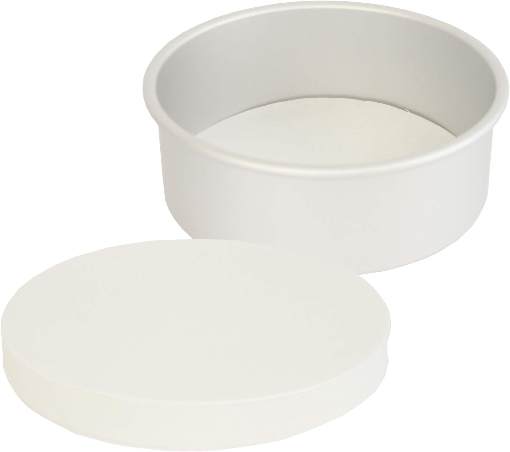 Greaseproof Circles - 6", 7", 8", 9" & 10" Inch - Round Baking Paper Tin Liners - 20, 50 & 100 Packs (100, 6" / 150mm)