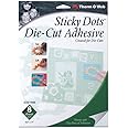 Sticky Dot Die-Cut Adhesive Sheets-8.5x11 8/Pkg