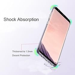 Unov Case Compatible with Galaxy S9 Case Clear with
