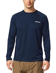 BALEAF Men's Rash Guard Shirts Fishing Long Sleeve