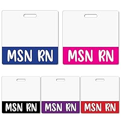 Besoar 5 Pack MSN RN Badge Buddy Card Holder