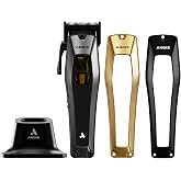Andis Recon Professional Barber Vector Motor Hair Clipper, Phaze Blade | 9,000 SPM cordless motor, adjusts 0000-0A, 4-hr runtime, USB-C, professional cordless hair clipper