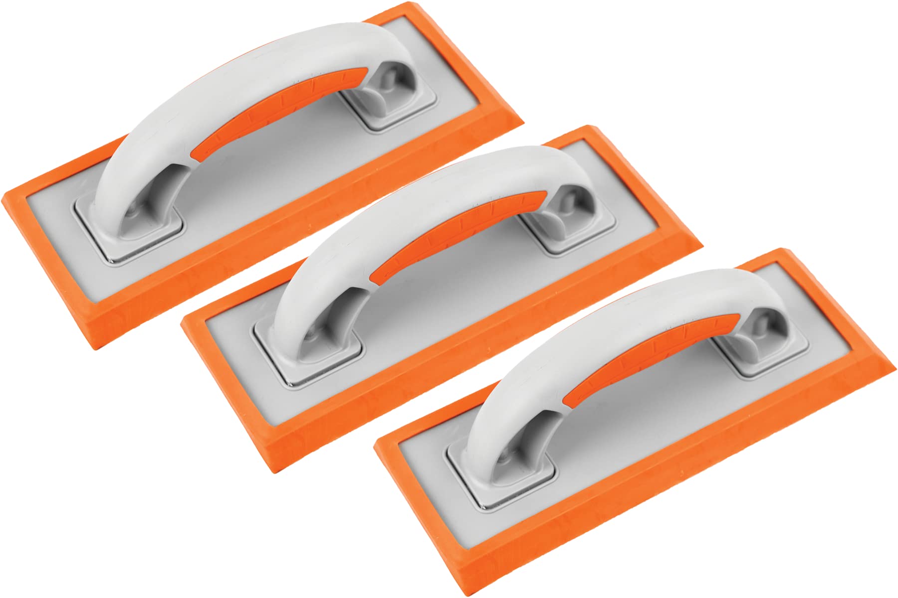 Toolty Rubber Grouting Float -Set 3 PCS 250 x 95mm - for Tiles, Joints - DIY - TLTY-S056