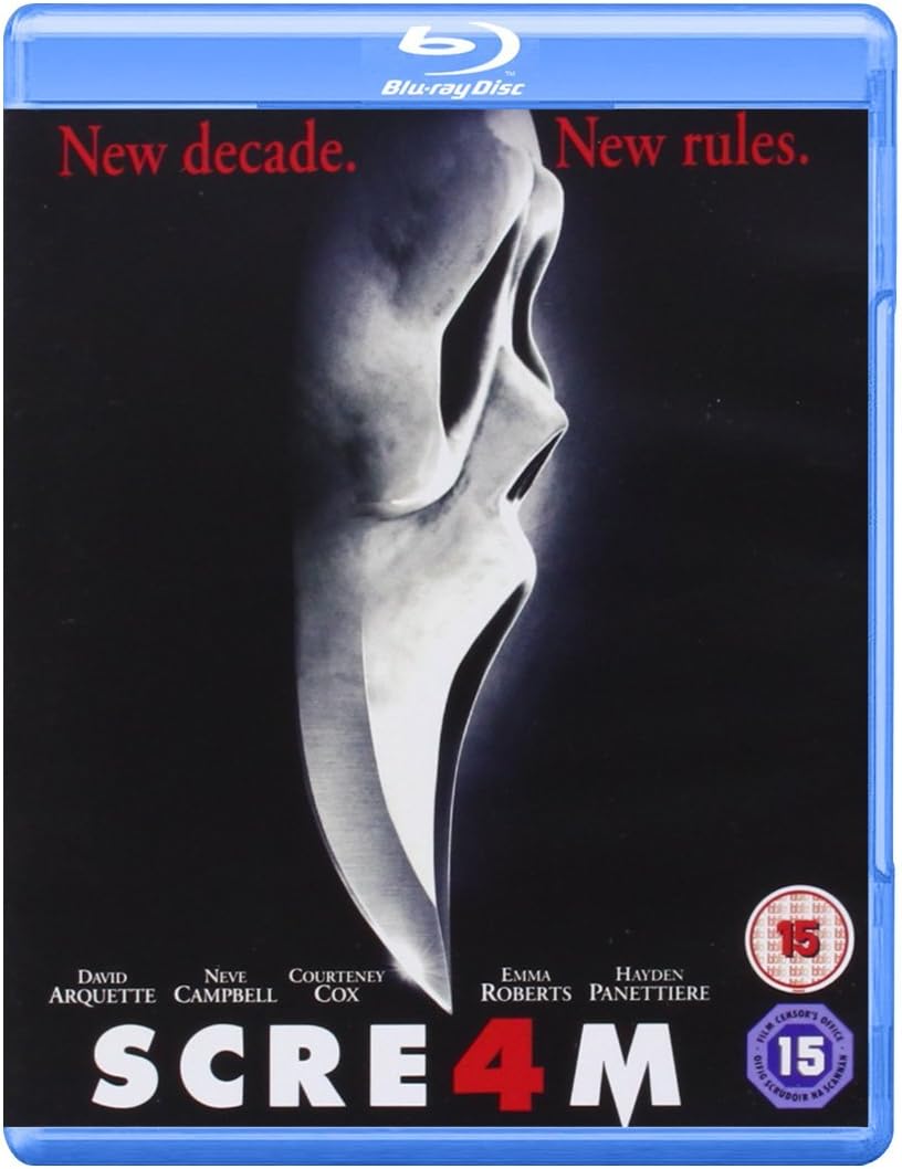Eiv SCRE4M Blu-ray Scream 4 2011 Horror Film New Review Cast Emma Roberts