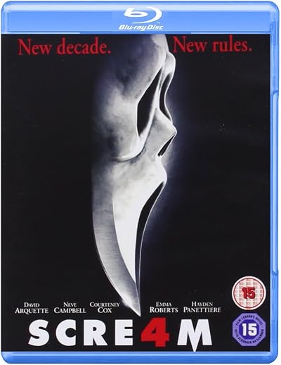 Eiv SCRE4M Blu-ray Scream 4 2011 Horror Film New Review Cast Emma Roberts