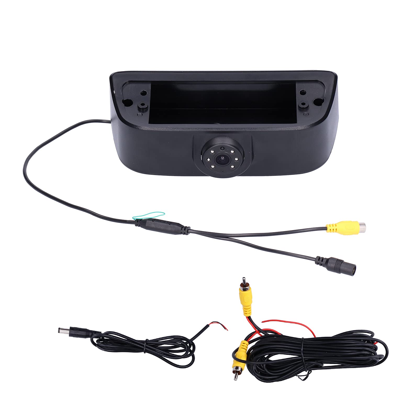 Rear View Camera, Abs Black Car Rear View Reversing Camera Ip68 170° Third Brake Light Camera Rear View Camera Parking Assist Installation and Replacement for 2010-2017 Nv200 auto