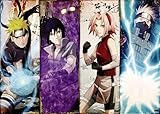 makeuseof Naruto Shippuden Japan Anime TEAM 7 Art Silk Wall Poster 24x36