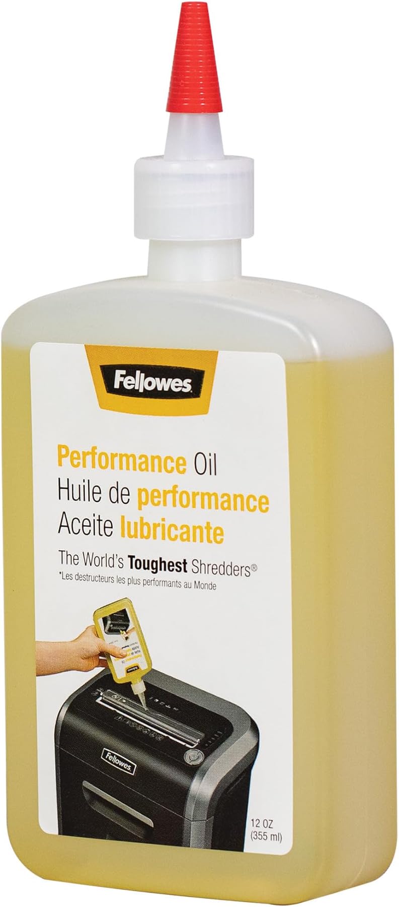 Fellowes Shredder Oil 355ml for Micro Cut and Cross Cut Shredders