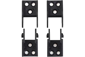 Imdinnogo BCZAMD Drag Chain End Connectors 10X11mm Spare Twist Chains Parts for Outside Open Cable Plastic Chains Cable Flexible Seperate or Joints -Pair of 2