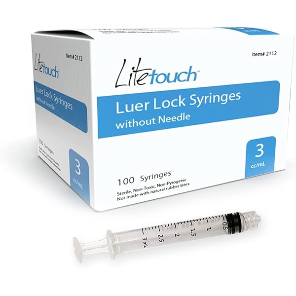 thumbnail image 2 of 100-Pack 25 Gauge 1 Inch Luer Lock Needles - Industrial Dispensing Needles Individually Sealed 2 of 10