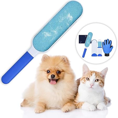 Dee Banna Tragbare Doppelseitige Hund Katze Fell Entferner Haarentferner Pinsel Tier Werkzeug Reise Größe Pinsel für Kleidung
