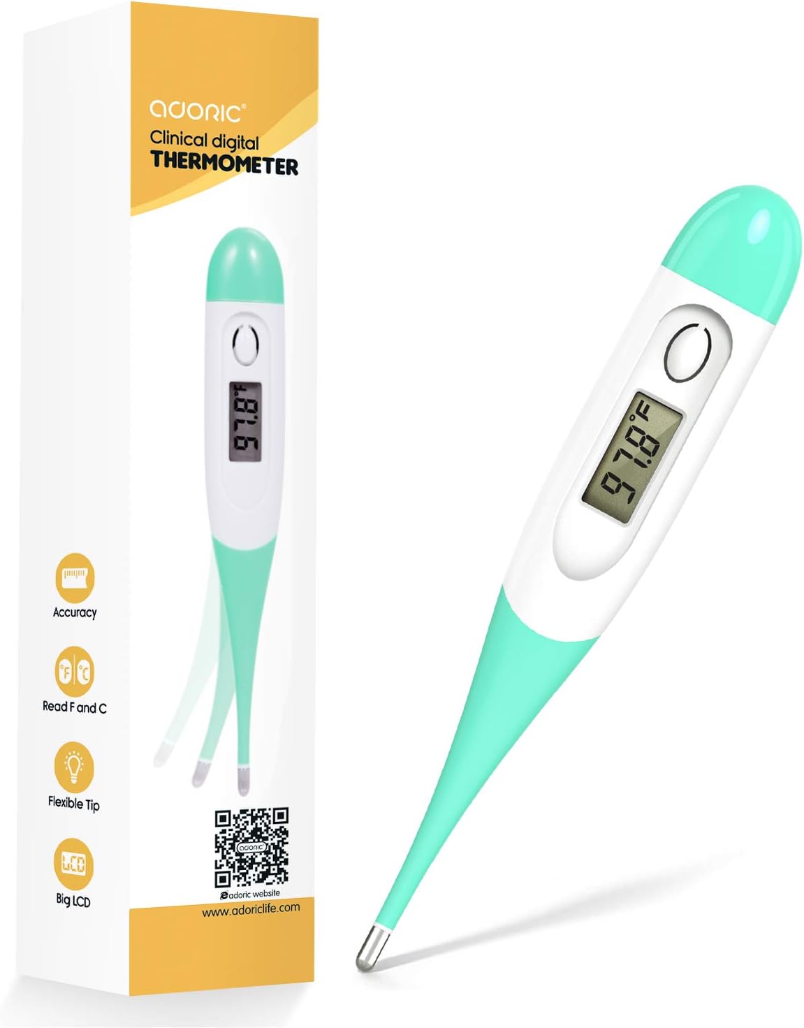 Accurate Oral Thermometer, Digital Thermometer with