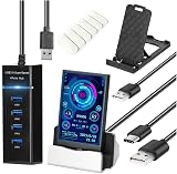 Gathukila 3.5 Inch USB Computer CPU GPU RAM HDD Monitor AIDA64 Black Secondary view 1