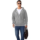 Hoodies for Men Full zip Mens Hoodies Casual Drawstring Long Sleeve Sweatshirts Sports Hooded Jacket
