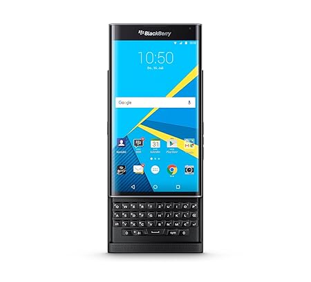 BlackBerry PRIV STV100-4 Smartphone (13,7 cm (5,4 Zoll) Display, 32GB Speicher, 18 Megapixel, Android 5.1) QWERTZ schwarz
