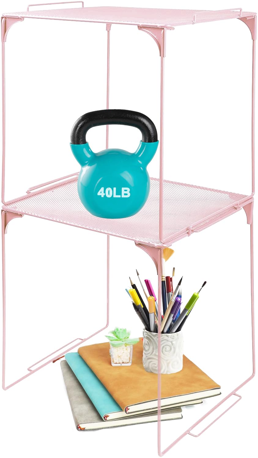 Locker Organizer Shelf, Stackable, Extra Tall, Fits Standard Size ...