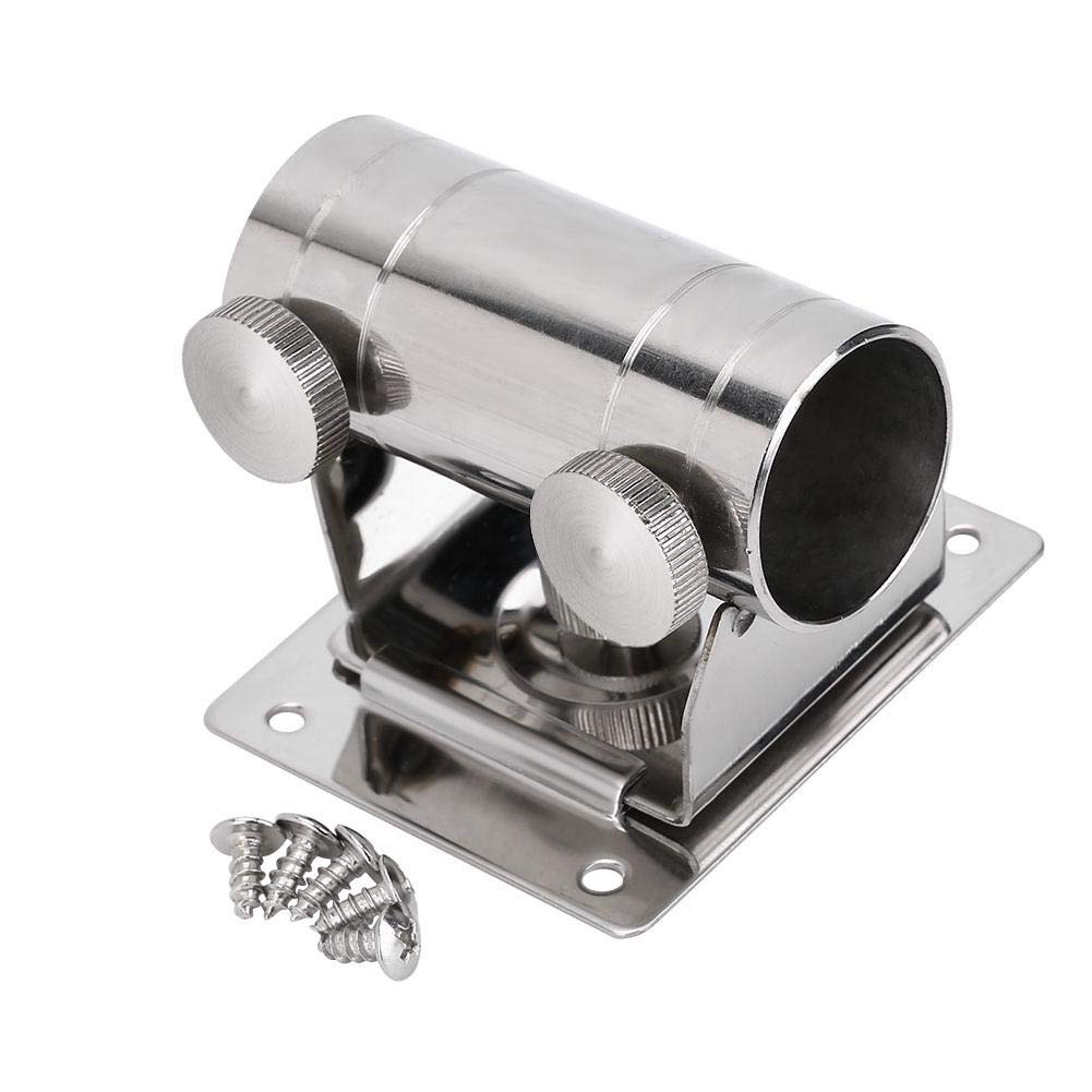 Niady High Strength Adjustable Stainless Steel Umbrella Holder Bracket Stand Base for Fishing Box