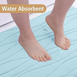 Buganda Memory Foam Bathroom Rug Mat 59x17, Extra