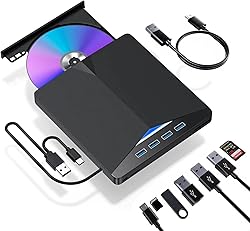 External CD DVD Drive for Laptop,Portable DVD