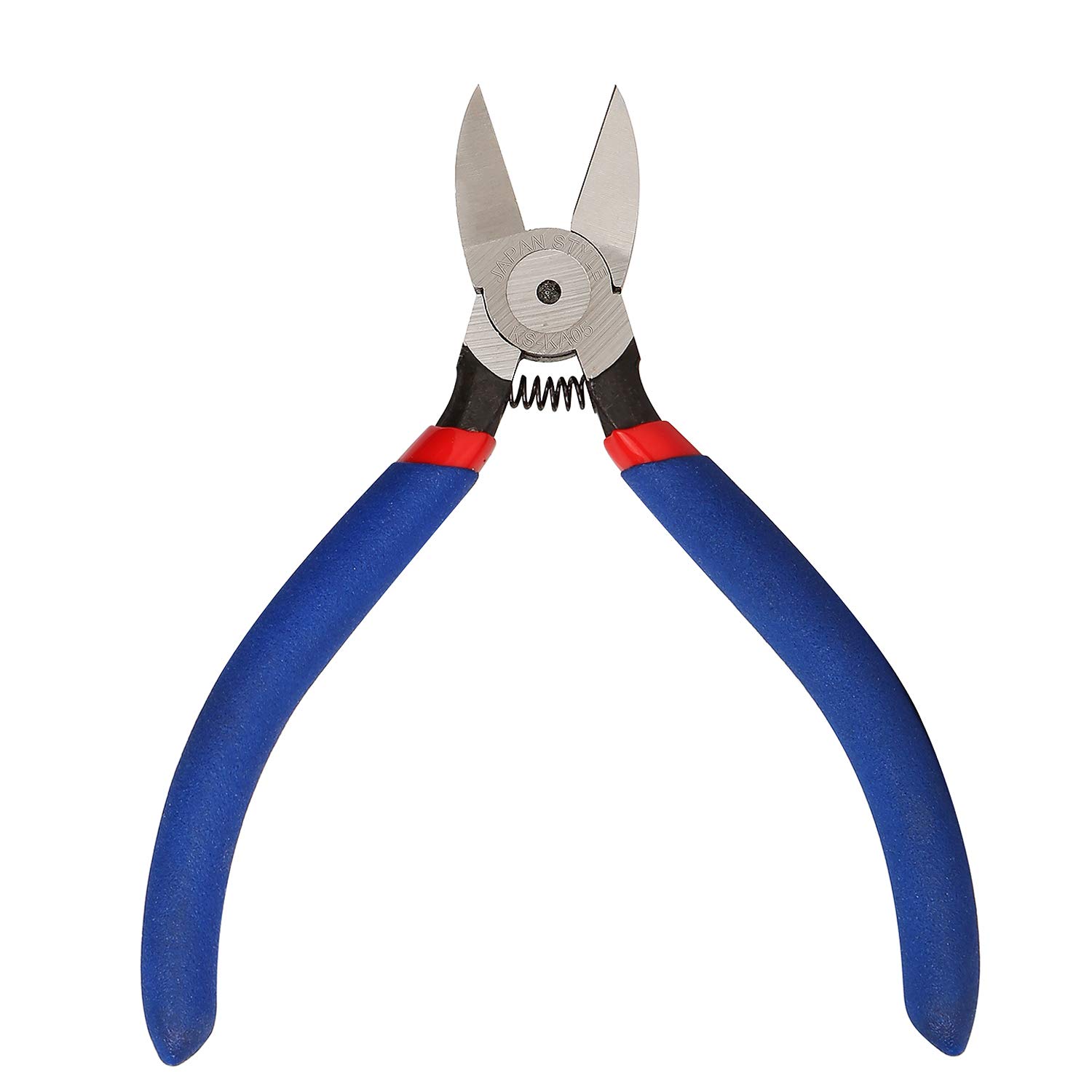 Kaisi KA05 Micro Wire Cutter 5-inch Diagonal Wire Cutting Pliers Precision Flush Cutters Side Pliers for Cut Electronics, Wires, Jewelry, DIY and More