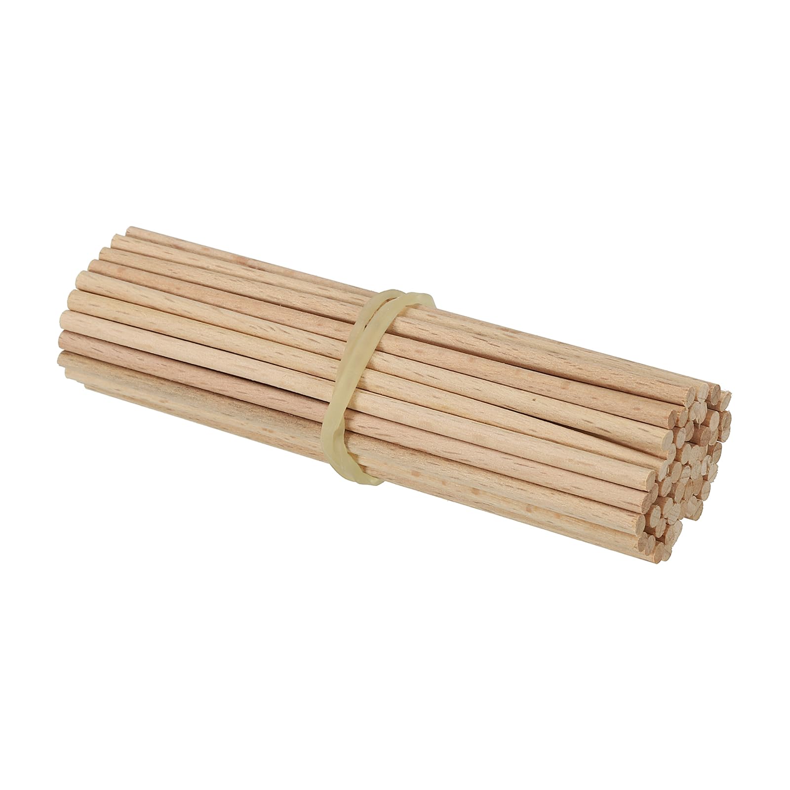 PATIKIL 1/8 x 4 Inch Dowel Rods Wood Sticks, 50 Pcs Unfinished Wooden Dowel Rods Round Dowels Hardwood Sticks for DIY Crafts and Home Decor