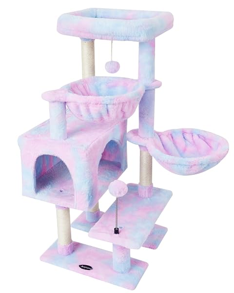 KIYUMI CAT TREE CAT TOWER CONDO WITH SISAL...