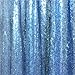 Trlyc 20Ft W by 10FT H Sparkly Turquoise Sequin Backdrop Curtain for Wedding Halloween Thanksgiving Day Christmas