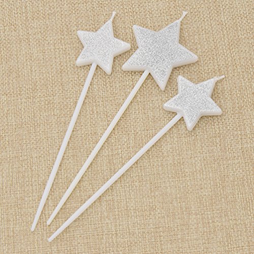 Candle Cake Toppers Love Dress Star Design Party Wedding Cupcake Decoration Gift
