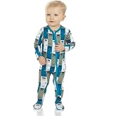 KicKee Baby &amp; Toddler Zipper Footie &ndash; Ultra-Soft Viscose from Bamboo Pajamas with Flip Paws &amp; Grips